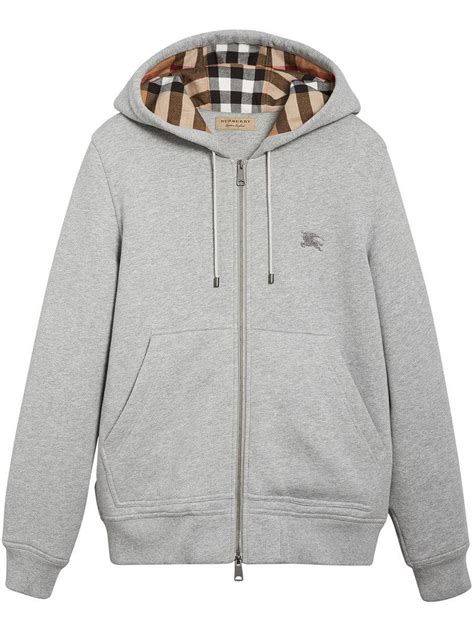 burberry sweatjacke herren grau|BURBERRY Hoodies online kaufen .